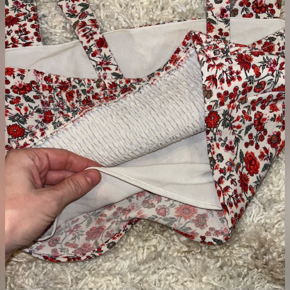 Abercrombie & Fitch Floral Crop Tank Top - Picture 6 of 6